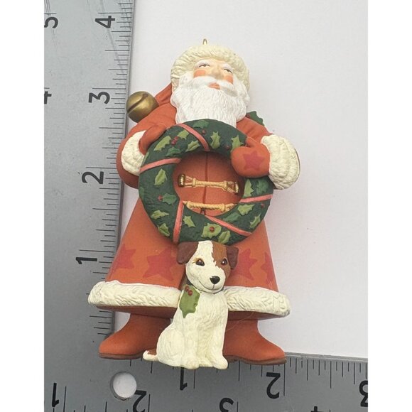 Hallmark Keepsake Santa's Friend Christmas Tree Ornament Marjolein Bastin 1997 - Picture 3 of 8